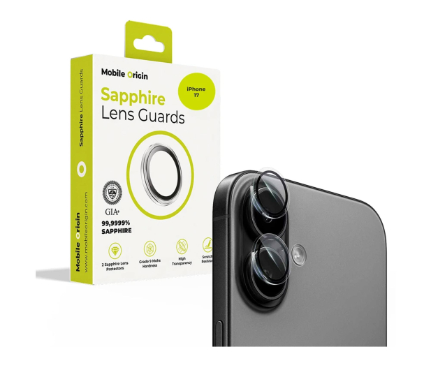 Mobile Origin Sapphire Lens guards do iPhone 17 clear - 1368353 - zdjęcie